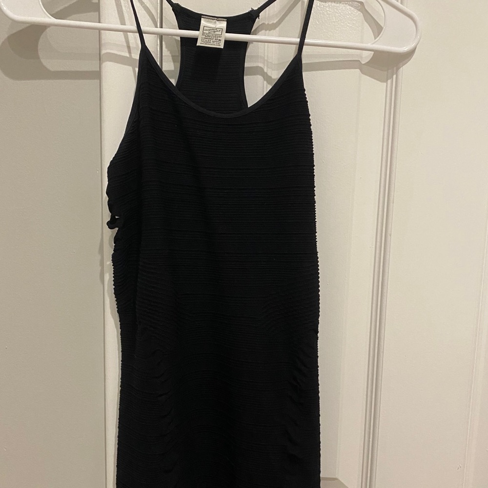 tight black dress